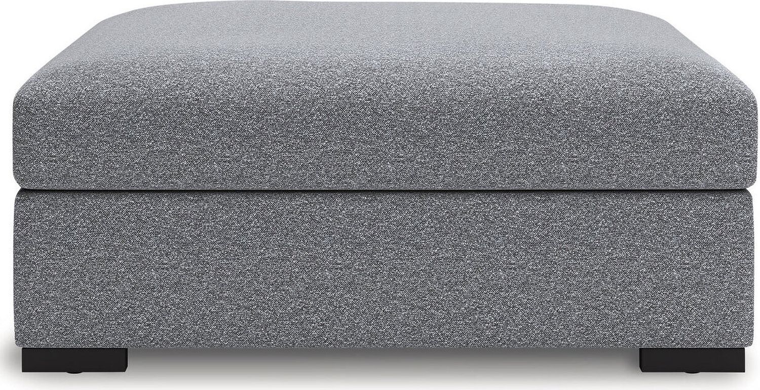 Bealton Oversized Accent Ottoman In Salt & Pepper 6130508