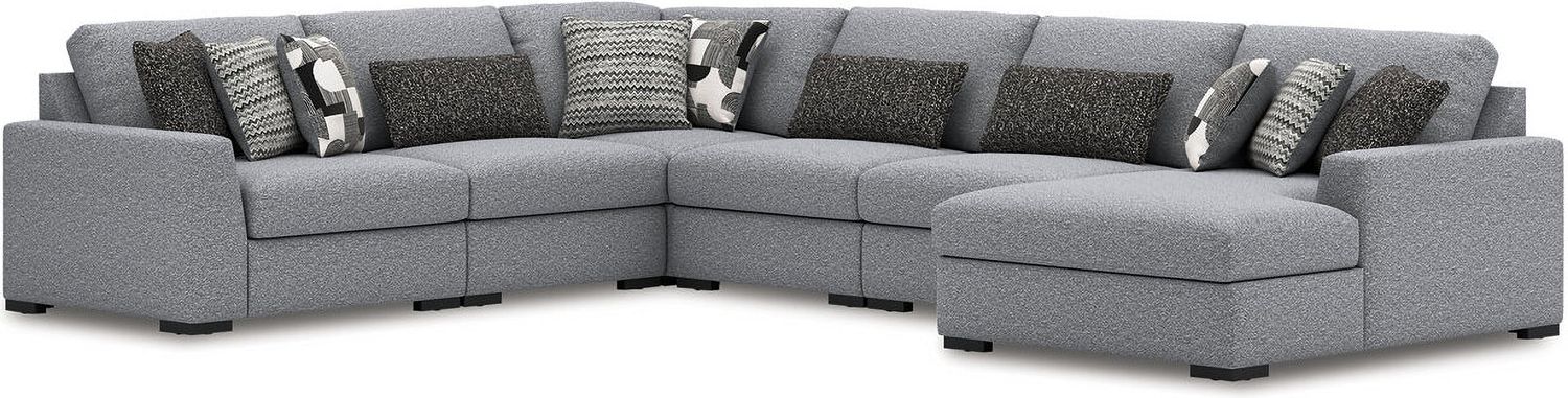 Bealton 6-Piece Sectional with RAF Chaise In Salt and Pepper 61305S12