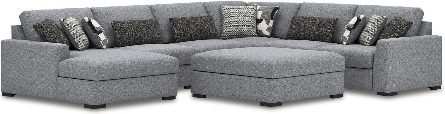 Bealton 6-Piece Sectional with LAF Chaise In Salt and Pepper 61305S13