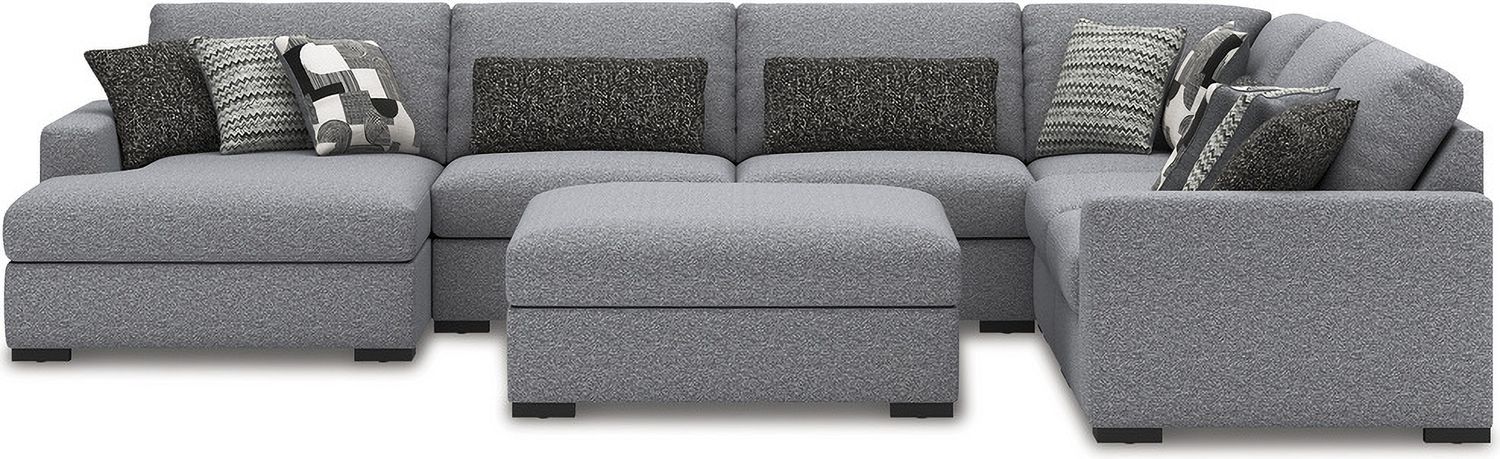 Bealton 6-Piece Sectional with LAF Chaise In Salt and Pepper 61305S13
