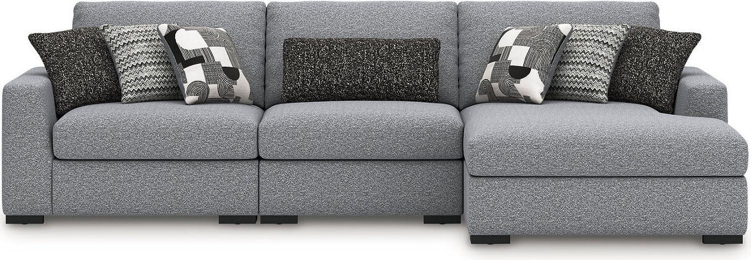 Bealton 3-Piece Sectional with RAF Chaise In Salt and Pepper 61305S3