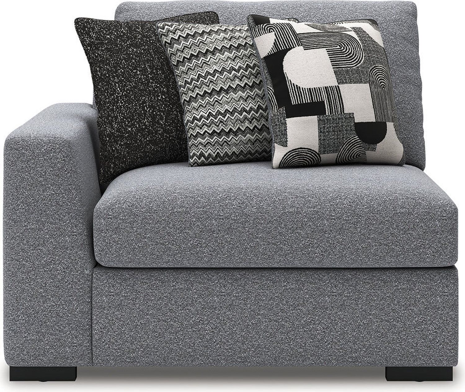 Bealton 3-Piece Sectional with RAF Chaise In Salt and Pepper 61305S3