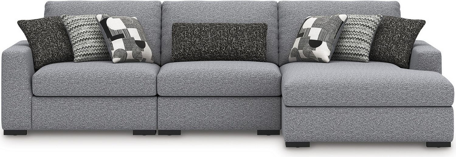 Bealton 3-Piece Sectional with RAF Chaise In Salt and Pepper 61305S3