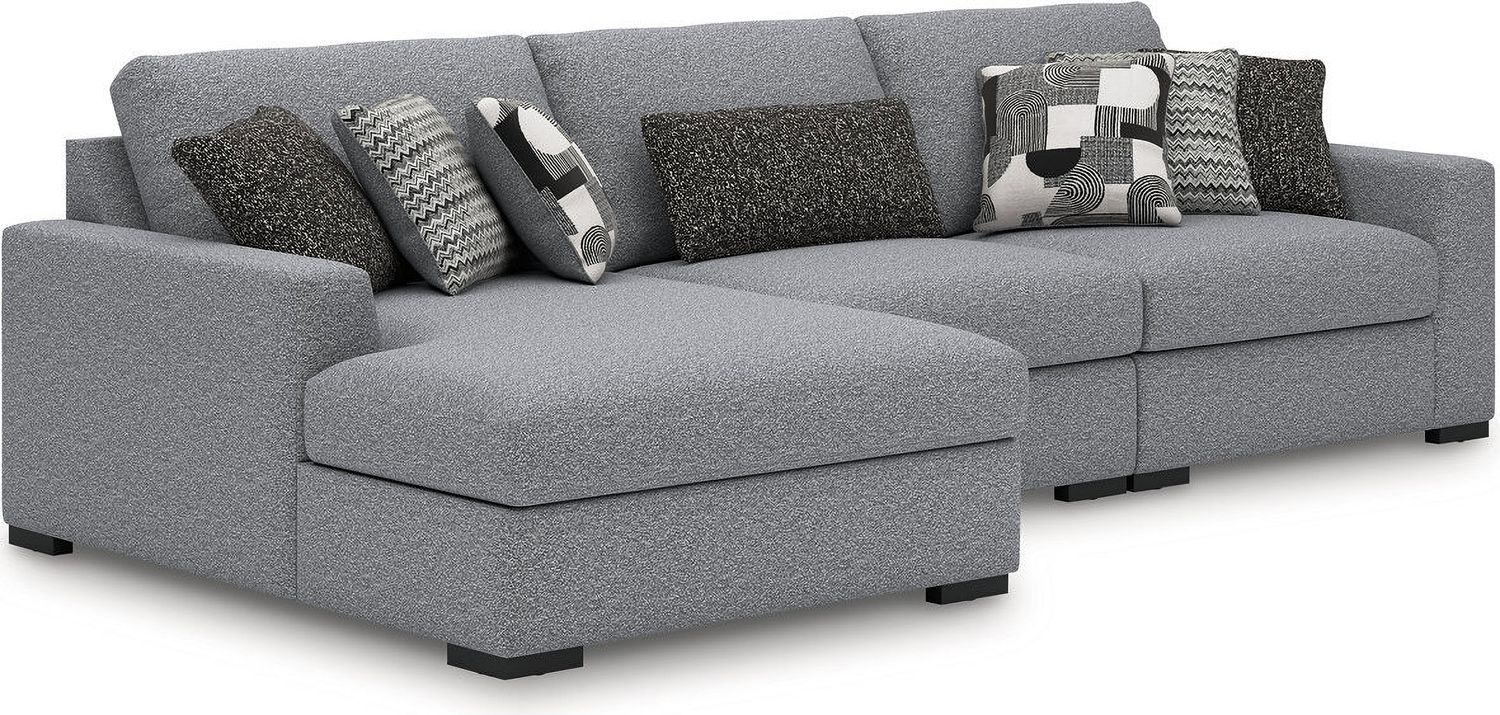 Bealton 3-Piece Sectional with LAF Chaise In Salt and Pepper 61305S4
