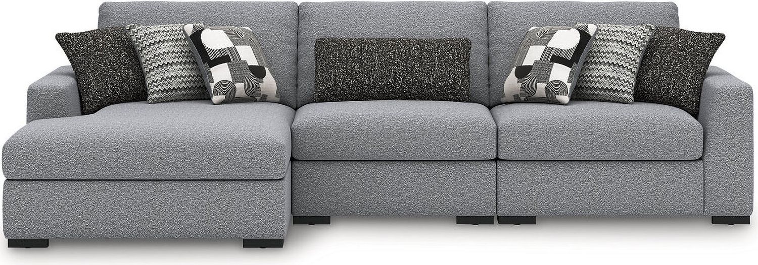 Bealton 3-Piece Sectional with LAF Chaise In Salt and Pepper 61305S4