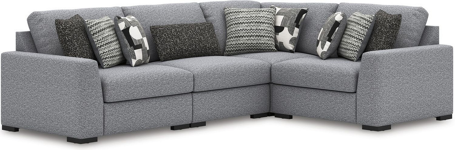 Bealton 5-Piece Sectional with RAF Chaise In Salt and Pepper 61305S7