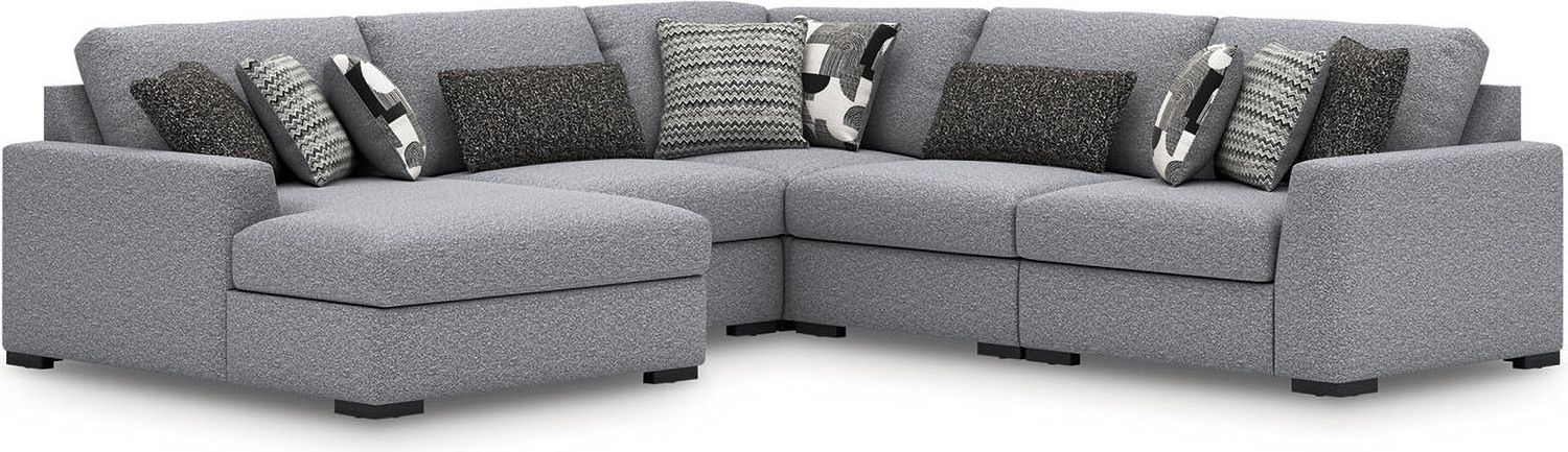 Bealton 5-Piece Sectional with LAF Chaise In Salt and Pepper 61305S8