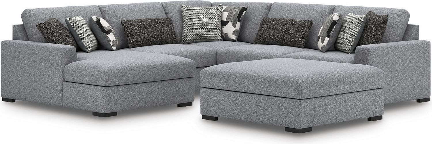 Bealton 5-Piece Sectional with LAF Chaise In Salt and Pepper 61305S8