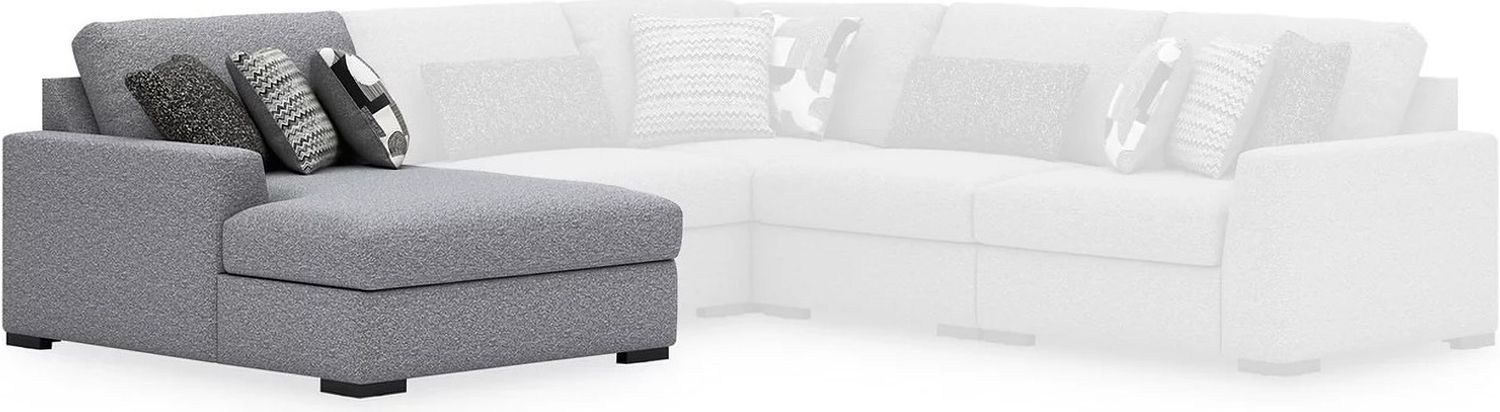 Bealton 4-Piece Sectional with Double Chaise In Salt and Pepper 61305S9
