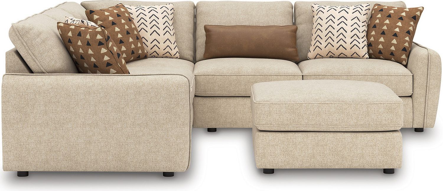 Seyler Oversized Accent Ottoman In Sand 6140508