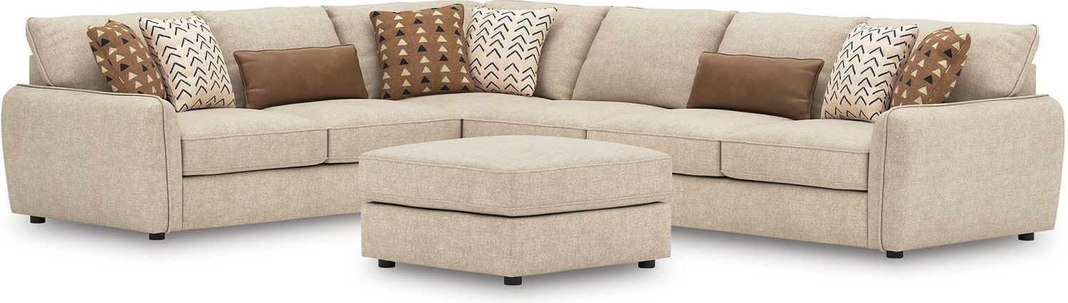 Seyler 4-Piece Sectional In Sand 61405S2