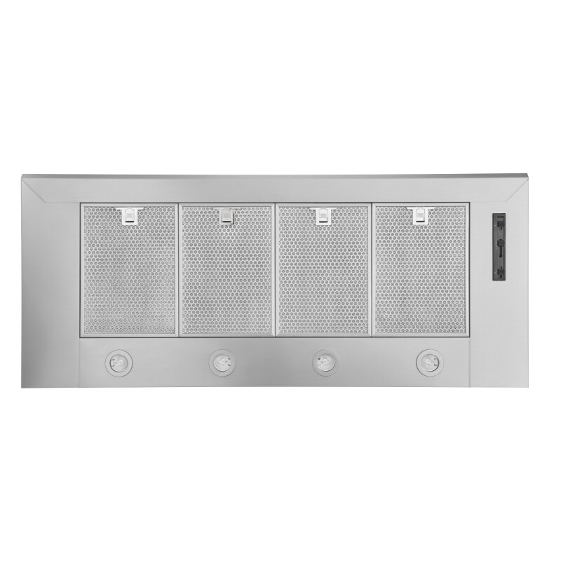 48-Inch Convertible Wall-Mount Chimney Range Hood w/ Heat Sentry, 900 CFM, Stainless Steel 614804