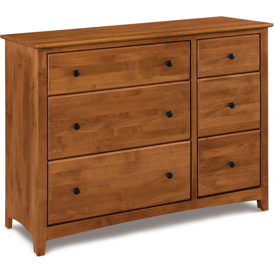 Shaker 6 Drawer Combo Dresser - 61561 61561