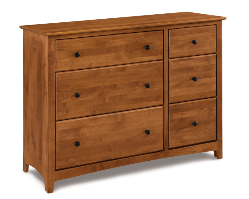 Shaker 6 Drawer Combo Dresser 6156X