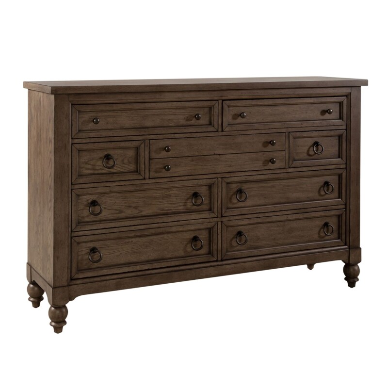 Americana Farmhouse 9 Drawer Dresser 615BR31