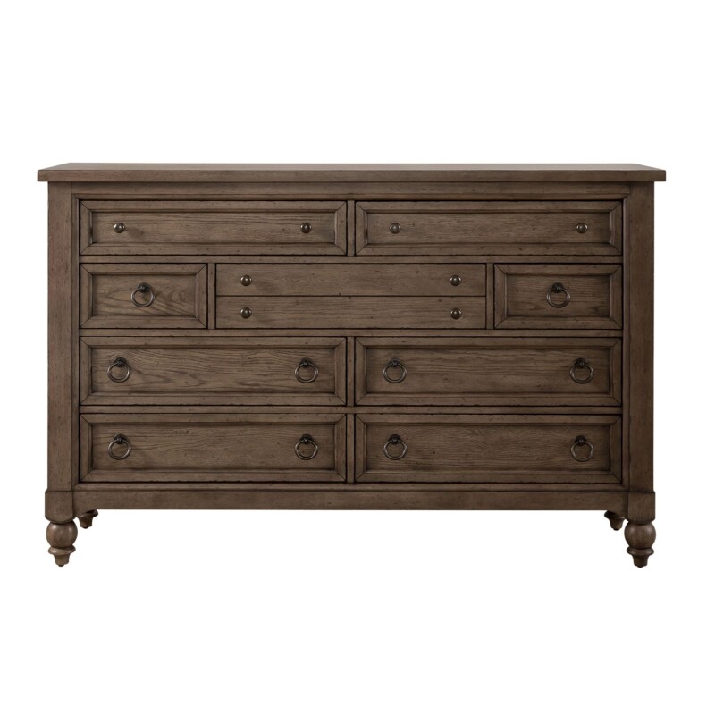 Americana Farmhouse 9 Drawer Dresser 615BR31