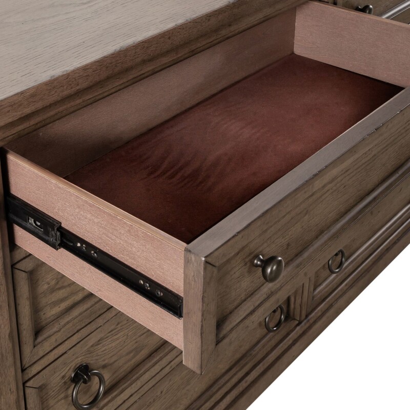 Americana Farmhouse 9 Drawer Dresser 615BR31