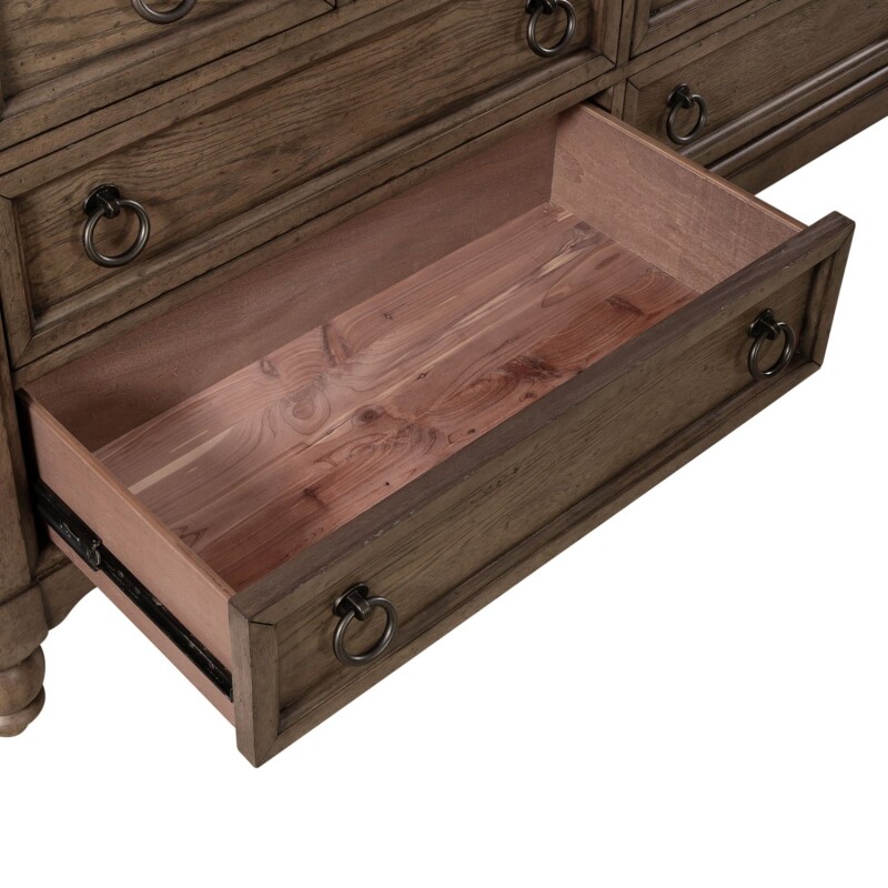 Americana Farmhouse 9 Drawer Dresser 615BR31
