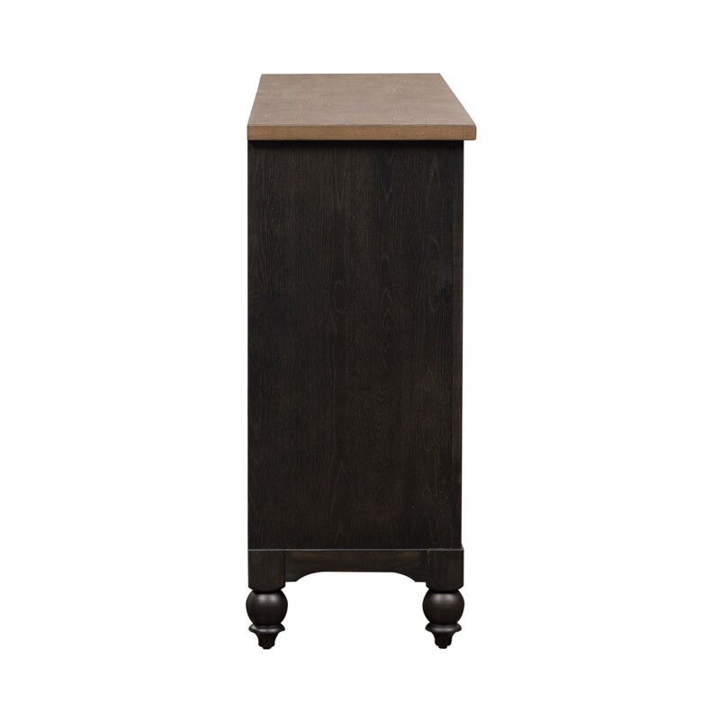 Americana Farmhouse 9 Drawer Dresser - Black 615BR31B