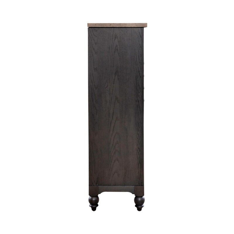 Americana Farmhouse 12 Drawer Chesser - Black 615BR32B