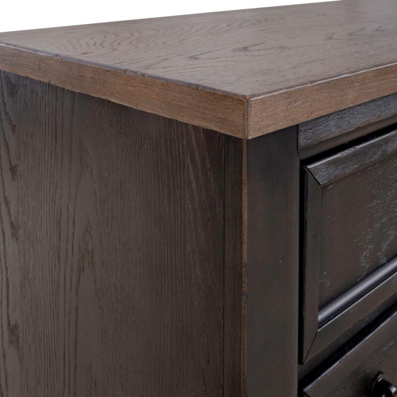 Americana Farmhouse 12 Drawer Chesser - Black 615BR32B