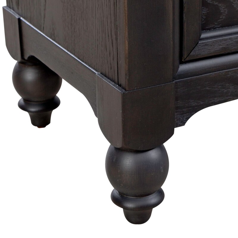 Americana Farmhouse 12 Drawer Chesser - Black 615BR32B
