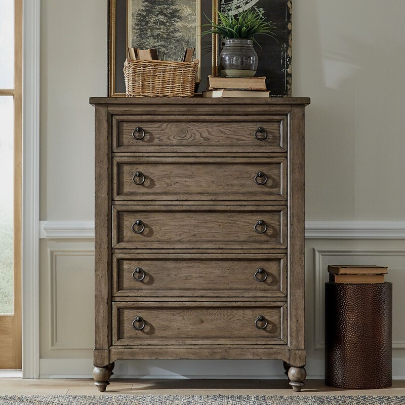 Americana Farmhouse 5 Drawer Chest 615BR41