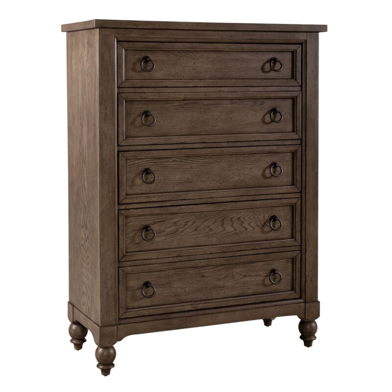 Americana Farmhouse 5 Drawer Chest 615BR41