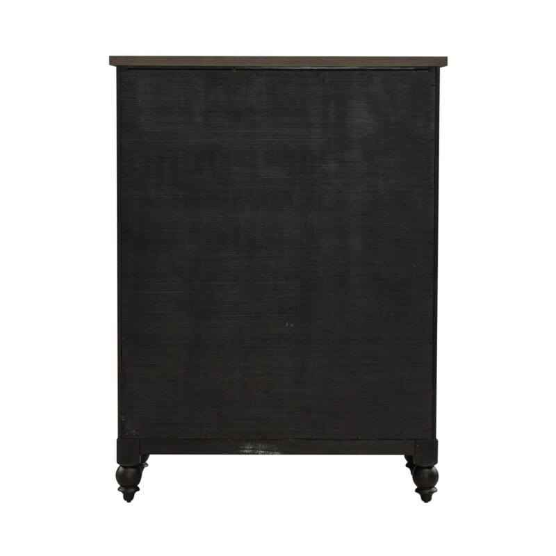 Americana Farmhouse 5 Drawer Chest - Black 615BR41B