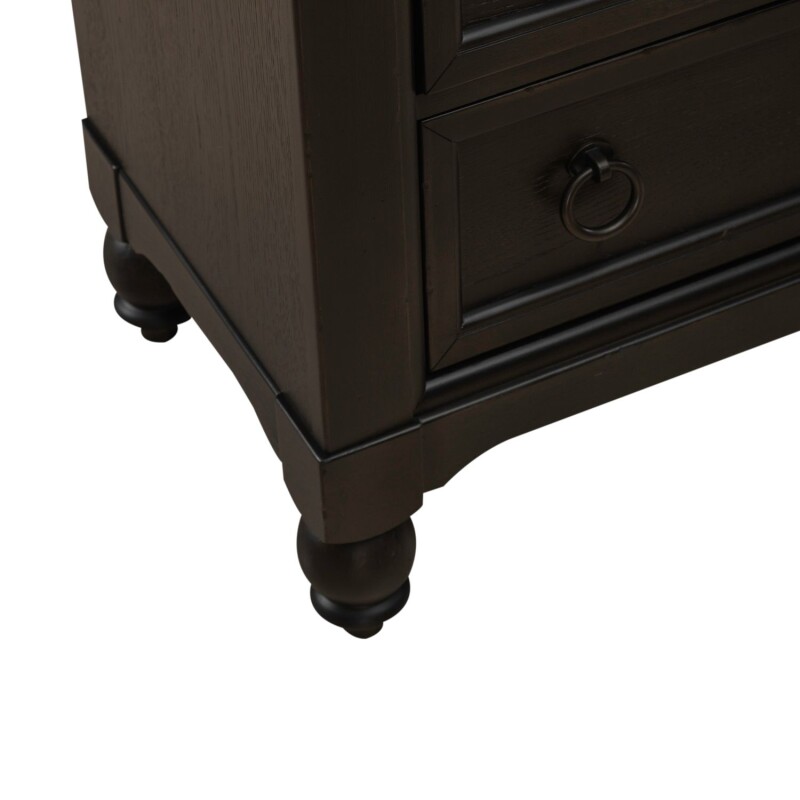 Americana Farmhouse 5 Drawer Chest - Black 615BR41B