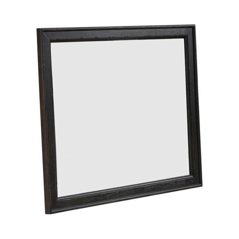 Americana Farmhouse Landscape Mirror - Black 615BR51B