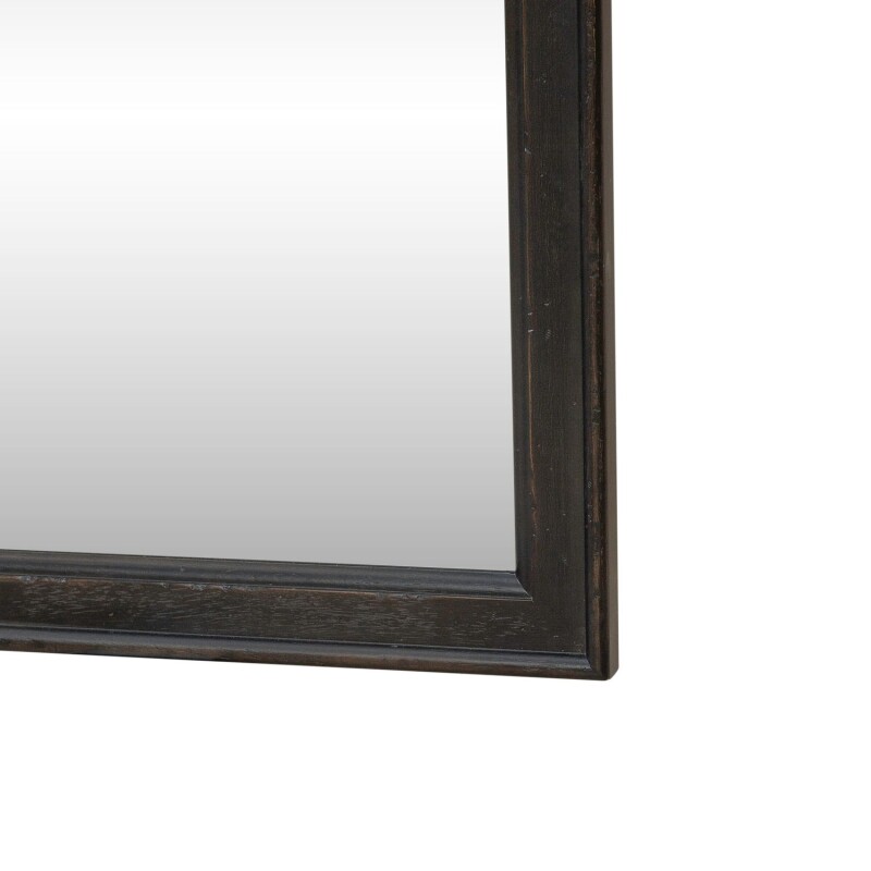 Americana Farmhouse Landscape Mirror - Black 615BR51B