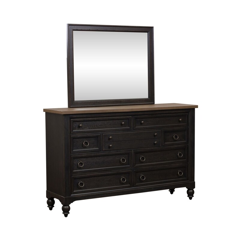 Americana Farmhouse Opt Dresser & Mirror 615BRODM