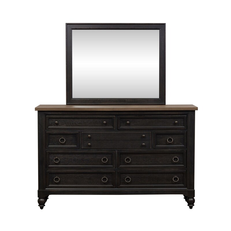 Americana Farmhouse Opt Dresser & Mirror 615BRODM