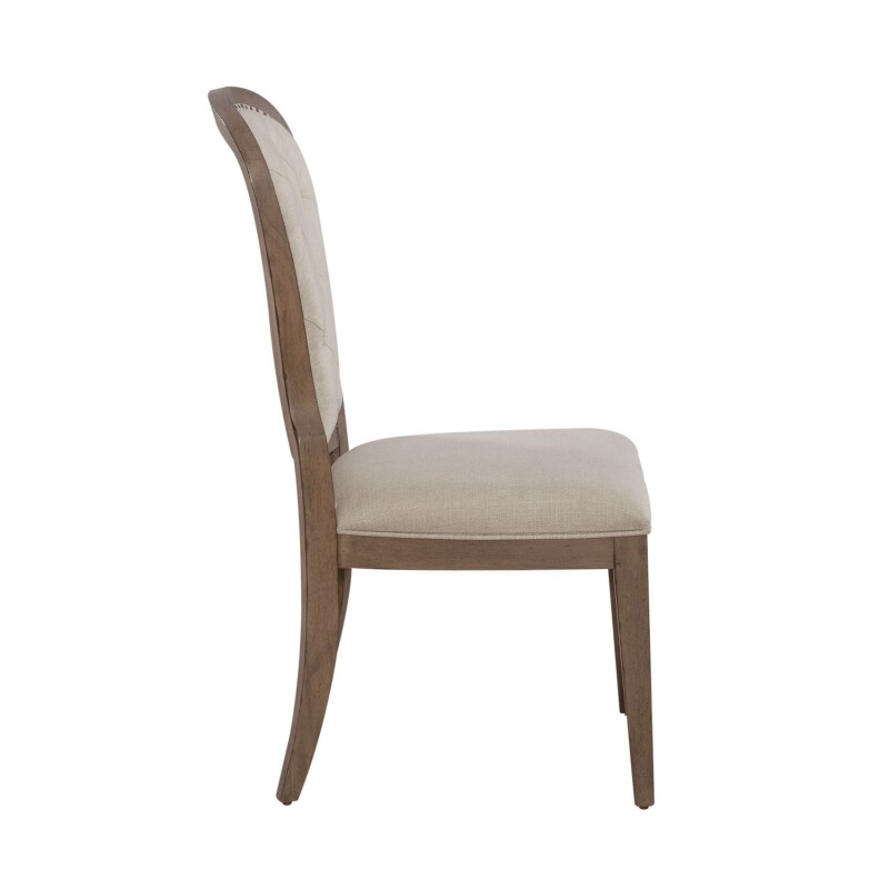 Americana Farmhouse Uph Tufted Back Side Chair 615C0501S