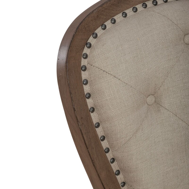 Americana Farmhouse Uph Tufted Back Side Chair 615C0501S