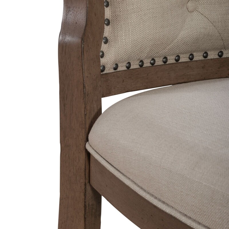 Americana Farmhouse Uph Tufted Back Side Chair 615C0501S