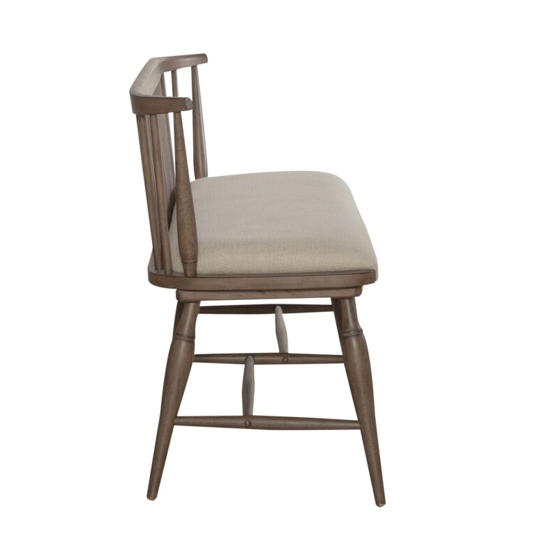 Americana Farmhouse Uph Seat Windsor Bench (RTA) 615C1001B