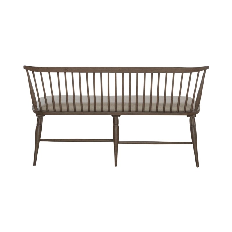 Americana Farmhouse Uph Seat Windsor Bench (RTA) 615C1001B