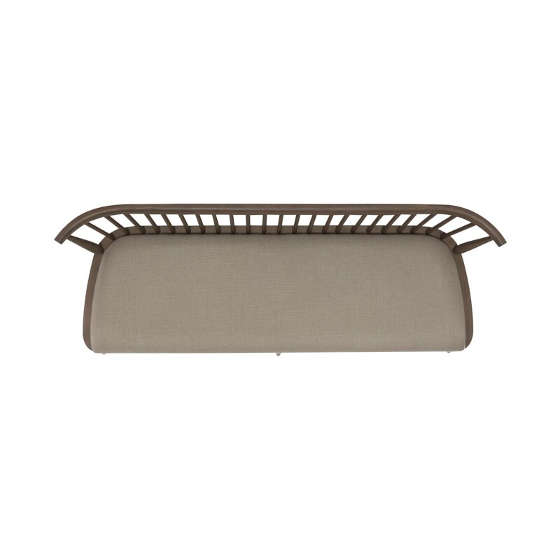 Americana Farmhouse Uph Seat Windsor Bench (RTA) 615C1001B