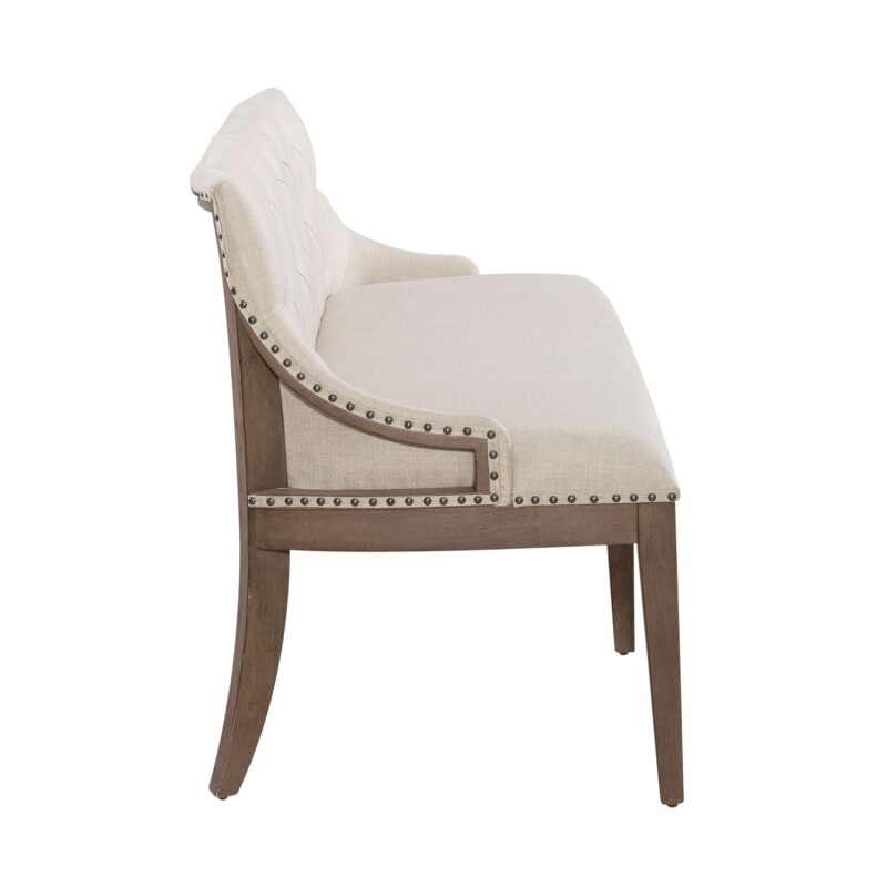 Americana Farmhouse Uph Shelter Dining Bench 615C6501B