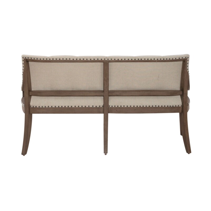 Americana Farmhouse Uph Shelter Dining Bench 615C6501B
