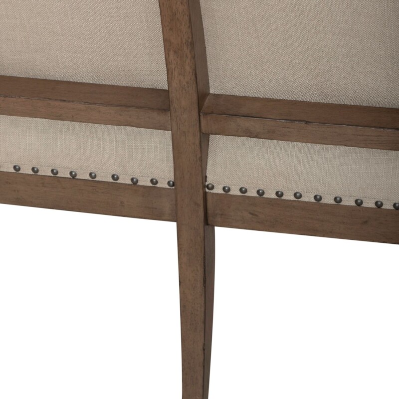Americana Farmhouse Uph Shelter Dining Bench 615C6501B