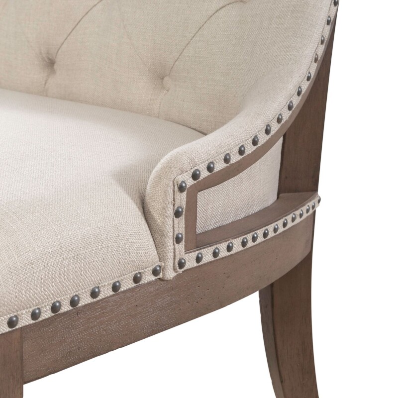 Americana Farmhouse Uph Shelter Dining Bench 615C6501B