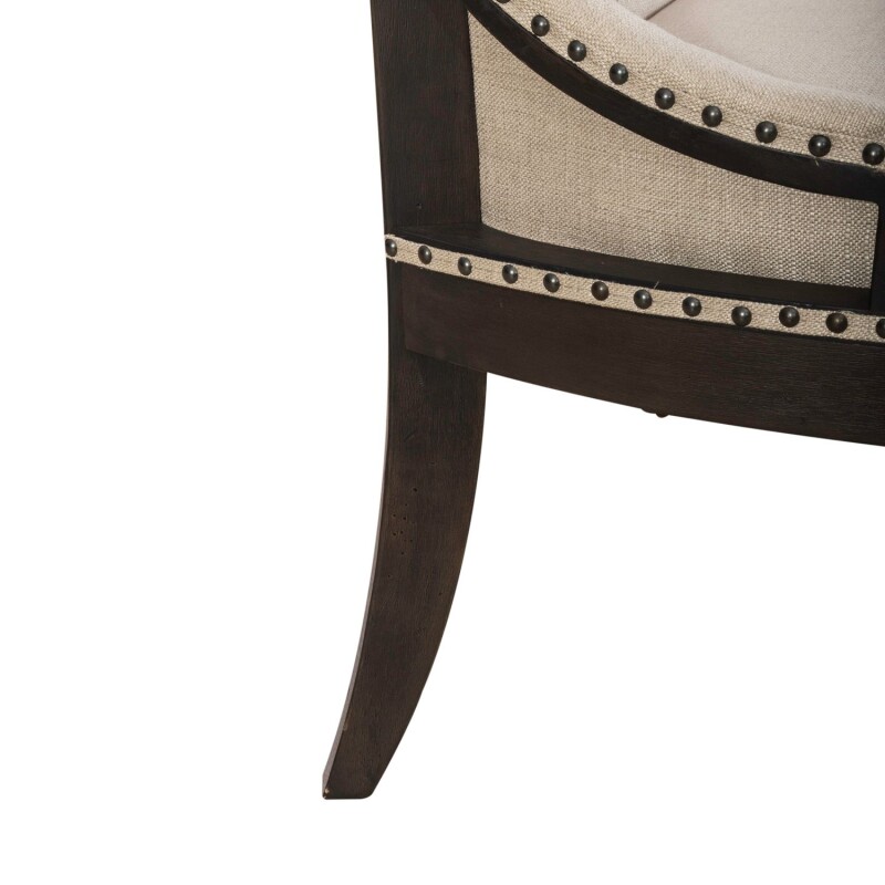 Americana Farmhouse Uph Shelter Dining Bench- Black 615C6501BB