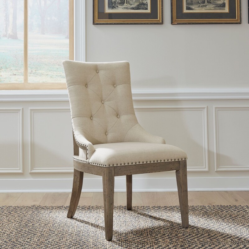 Americana Farmhouse Uph Shelter Side Chair (RTA) 615C6501S