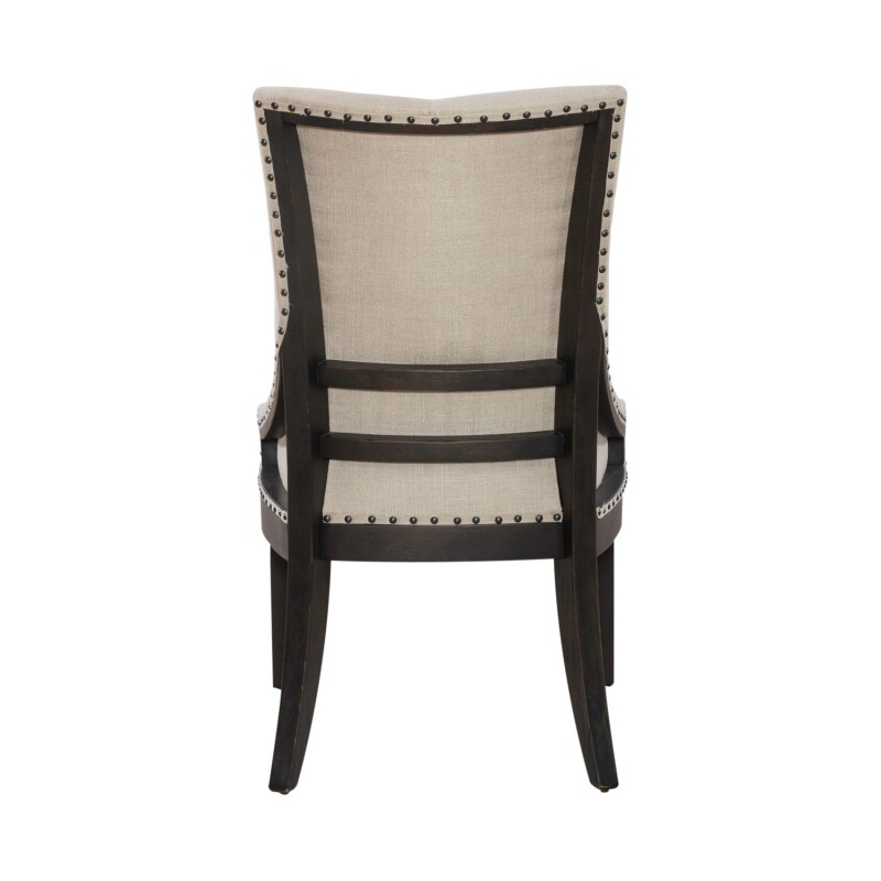 Americana Farmhouse Uph Shelter Side Chair- Black (RTA) 615C6501SB