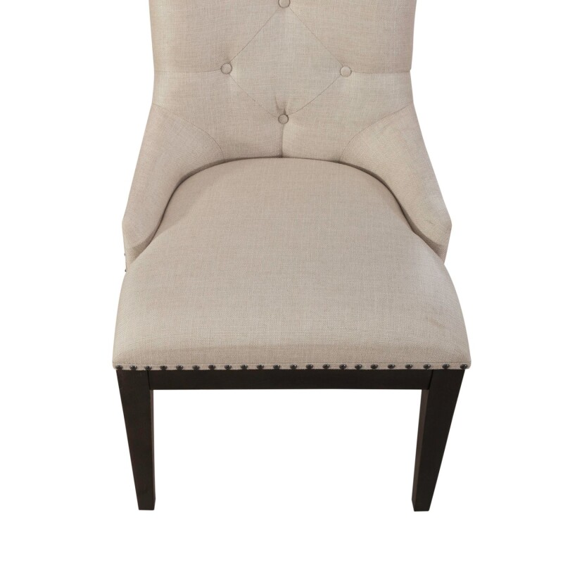 Americana Farmhouse Uph Shelter Side Chair- Black (RTA) 615C6501SB