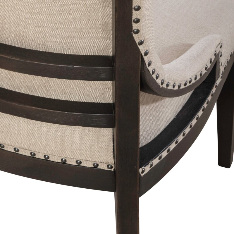 Americana Farmhouse Uph Shelter Side Chair- Black (RTA) 615C6501SB