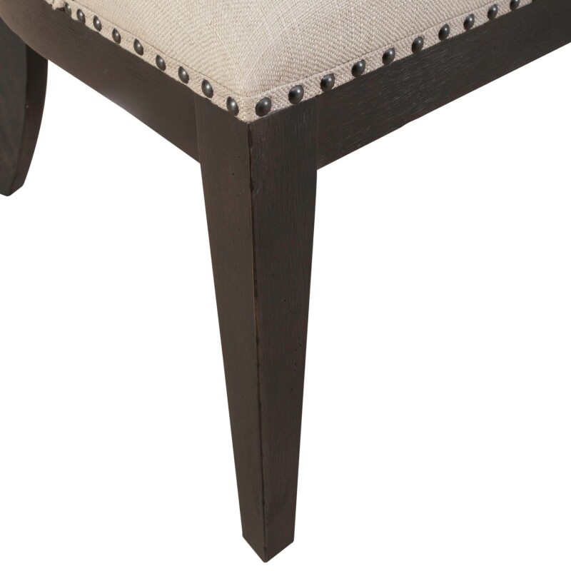 Americana Farmhouse Uph Shelter Side Chair- Black (RTA) 615C6501SB